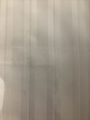 FRETTE HOTEL H.C. ATLANTIC 2pc EURO SHAMS TONAL STRIP WHITE  bnip Item image 11