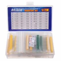 Bojack 20 Values 200 Pcs Inductor 1 Uh To 4.7 Mh 0.5 W Color Ring Induct... - £32.48 GBP