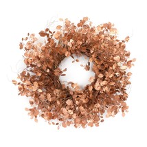 Silver Dollar Wreath 28&quot;D Plastic - £89.02 GBP