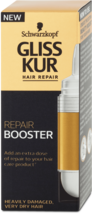 Genuine Schwarzkopf Gliss Kur Hair Repair Repair Booster Hair Care 15ml Damaged - $17.50