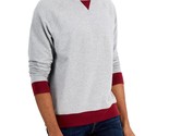 Club Room Men&#39;s Turtleneck Fleece Sweatshirt in Soft Grey Heather-Size S... - £20.02 GBP