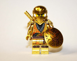 Building Block Cole 10th Anniversary Golden Legacy Ninjago Minifigure Custom - £4.71 GBP