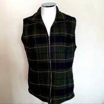 Breeches Vintage Plaid Wool Vest size medium - £24.82 GBP