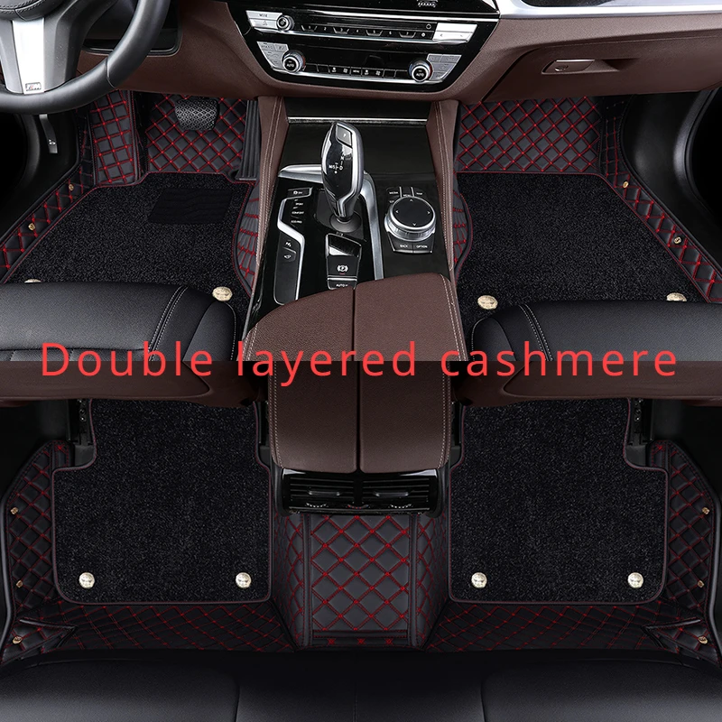 Custom bilayer color car floor mats for ford explorer 5 seat 2016 2020 focus 2018 2023 thumb200