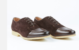 Vintage Foundry Men&#39;s the Basalt Suede Oxford, Brown, Size 11 - $237.60