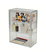 CICKATA Clear Cabinets for display purposes with 3-Tier Shelves for Coll... - $18.99