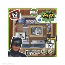 NEW SEALED 2021 Mini Tiny TV Classics Batman &#39;66 w / Working Clips! - £47.47 GBP