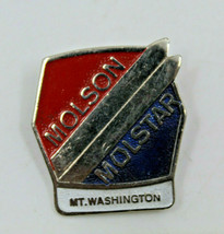 Molson Molstar Mt Washington SKi BC Canada Collectible Pin Lapel Vintage - £12.06 GBP