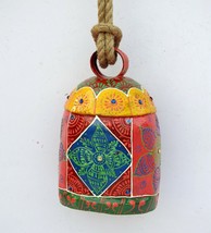 Vintage Swiss Cow Bell Metal Decorative Emboss Hand Painted Farm Animal BELL560 - £56.12 GBP