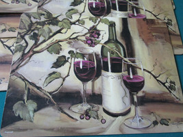  Ripe From The Vine - by Theresa Kasun - 6 PLACE MATS 15 X 12&quot; by Manorcraft - £99.22 GBP