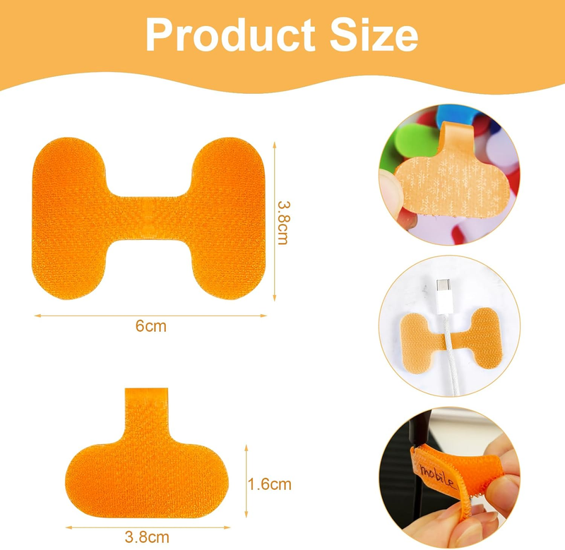 32 Pcs Multi Color Durable Cable Lables with Writable Surface,Waterproof Wire La Item image 2