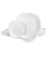 Gibson Home Ultra Break and Chip Resistant Dinnerware Set Square: Servic... - $54.25 CAD