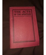 The Acts of the Apostles American Bible Society. Esterdahl Mortuary Moli... - £18.60 GBP