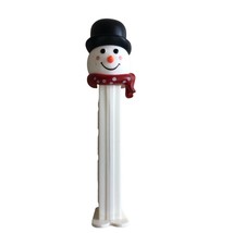 2013 SNOWMAN PEZ CANDY DISPENSER WITH FEET WHITE &amp; BLACK HOLIDAY COLLECT... - £6.34 GBP