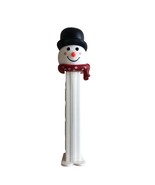 2013 SNOWMAN PEZ CANDY DISPENSER WITH FEET WHITE &amp; BLACK HOLIDAY COLLECT... - £6.43 GBP