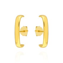 Simple   Filled Smooth Stud Ear For Women Ear Jacket Ea - £146.64 GBP
