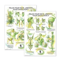 Franklin Method Artistic Educational Relax Your Neck I &amp; II Poster Set - $19.67