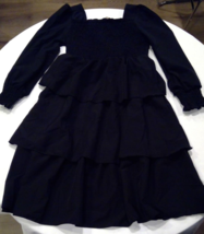 Grace Karin Ruffle dress Girls 8Y Black - £28.30 GBP