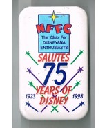 Disney NFFC salutes 75th Years of Disney 1923 to 1998 Pinback Button Pin... - €21,90 EUR