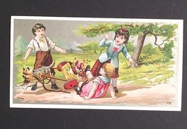 Mitchell&#39;s Belladonna Plasters Victorian Trade Card Bufford Quackery c1880s - $49.99