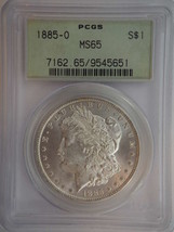 1885 O Morgan Silver Dollar MS 65 PCGS - SKU 713G - £196.11 GBP