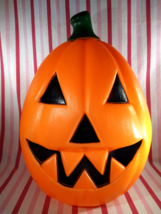 Rare General Foam Plastics Lighted Jack-O-Lantern 22&quot; Indent Plastic Blow Mold - £79.93 GBP