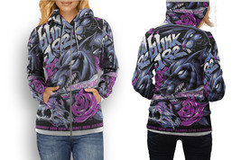 Blink 182 31   All Over Print Zipper Hoodie for Women - £22.29 GBP