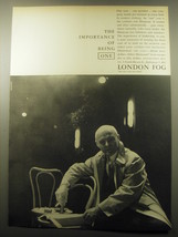 1959 London Fog Curi Maincoat Ad - The importance of being one - £11.98 GBP