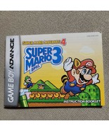 Super Mario Advance 4 &quot;Mario Bros 3&quot; (Gameboy Advance) GBA Manual Only..... - £6.13 GBP