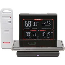 CRAFTSMAN Weather Forecaster with Wireless Charging Pad, Alarm Clock, and - $119.08