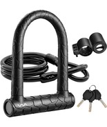 Bike U Lock,20Mm Heavy Duty Combination Bicycle D Lock Shackle 4Ft Length - $44.94