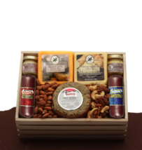 Premium Selections Meat &amp; Cheese Gift Crate - The Perfect Gift for Meat and - £61.05 GBP