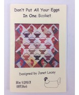 Don&#39;t Put All Your Eggs in One Basket Quilt Sewing Pattern 41&quot; x 41&quot; Fin... - €4,23 EUR