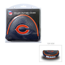 Chicago Bears NFL Mallet Putter Golf Club Headcover Embroidered Logo - £22.13 GBP
