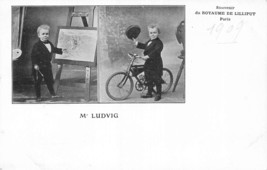 Paris ~ M Ludvig Bicycle-Souvenir Royaume De Lilliput-Dwarf Colonie ~1909 - £9.71 GBP
