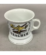 Vintage Knobler Teacher Genie Lamp Porcelain Mug W/ Gold Accents - Made ... - $275.45 MXN