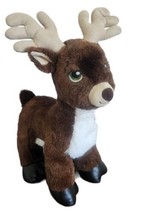 Build A Bear Dasher Santa&#39;s Christmas Reindeer Stuffed Animal 18&quot; Hooves BAB - £11.75 GBP