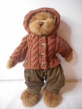 Bearington Collection Brown Plush Bear 1385 Chandler Knit Sweater Pants 14&quot; READ - £15.97 GBP