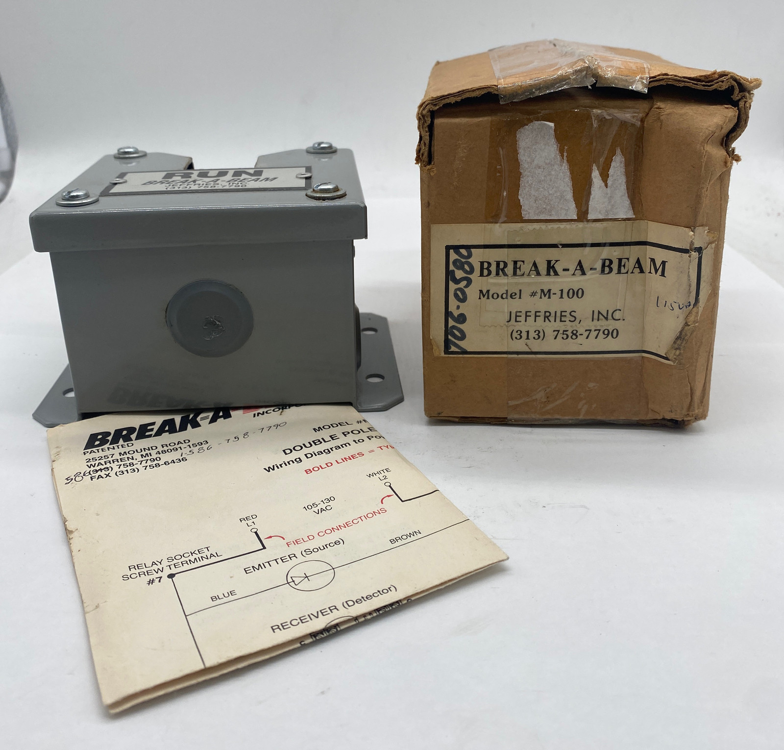 Break-A-Beam MODEL M-100 Run Actuator  - $62.90