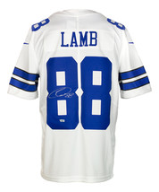 CeeDee Lamb Signed Dallas Cowboys White Nike Limited Football Jersey Fanatics - £381.37 GBP