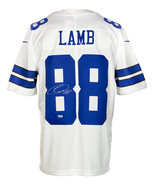 CeeDee Lamb Signed Dallas Cowboys White Nike Limited Football Jersey Fan... - $484.99