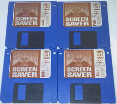 Doom II 2 Screen Saver 4-Disk Floppy Set 1.44mb Floppy ID Software Working great - £15.92 GBP