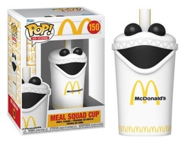 McDonald&#39;s Meal Squad Drink Cup Ad ICON Vinyl POP Figure Toy #150 FUNKO NIB - £11.55 GBP