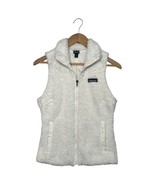 Patagonia Fleece Vest Womens XS White Full Zip Sherpa Retro SN25216 Winter - €39,05 EUR
