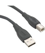 NWOT Staples 6&#39; Black A/B USB 2.0 Printer Cable - £4.77 GBP