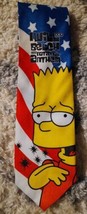 EC Vintage Matt Groening&#39;s Bart Simpson silk novelty necktie 1994 - £7.90 GBP