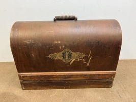 Vintage Singer Sewing Machine Bentwood Travel Case empty only wood wooden box - £48.10 GBP