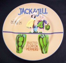 Sakura for Oneida Vintage Labels Salad plate Jack &amp; Jill Florida Peppers... - £13.76 GBP