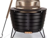 Brand Patio Smokeless Fire Pit With Heat Deflector And Screen &amp; Poker Bu... - $828.99