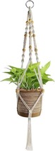 Macrame Plant Hangers Without Pot, Boho-Chic Home Decor Hanging Plant Holder - £9.97 GBP